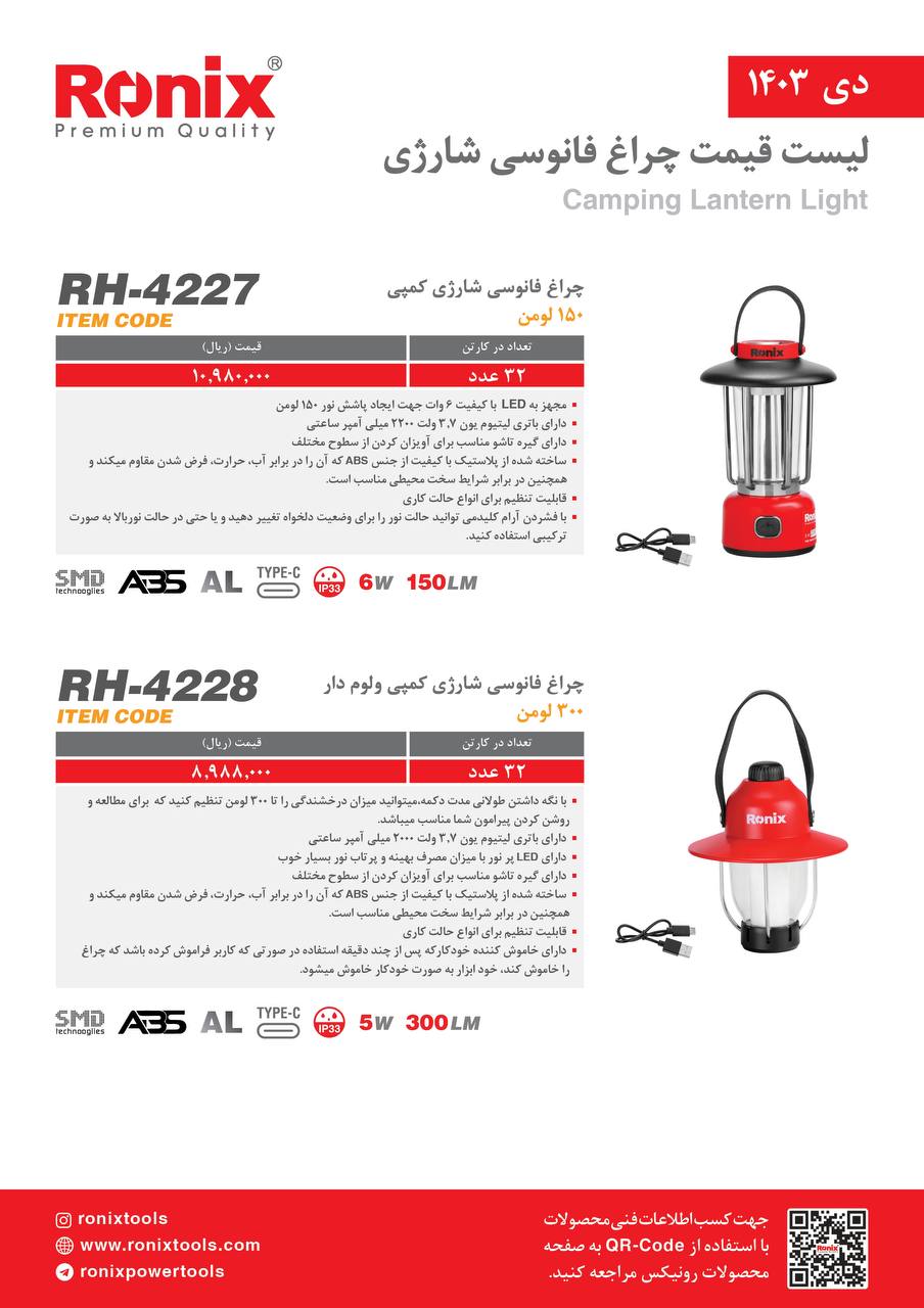 لیست قیمت دی 1403