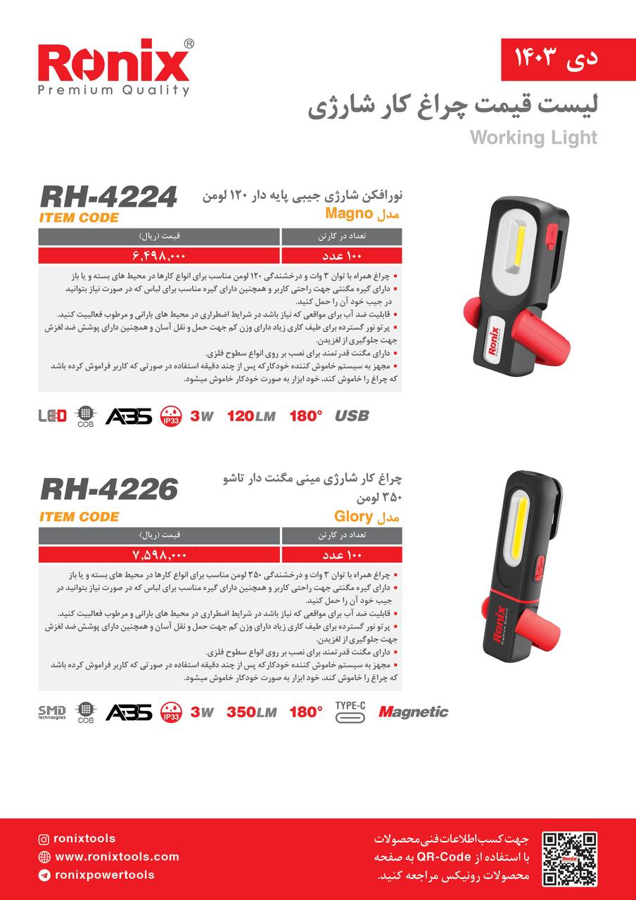 لیست قیمت دی 1403