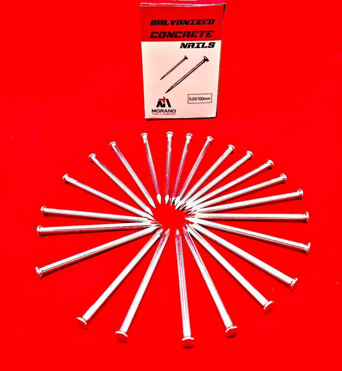 ⭕️میخ فولادی سفید شیار دار 