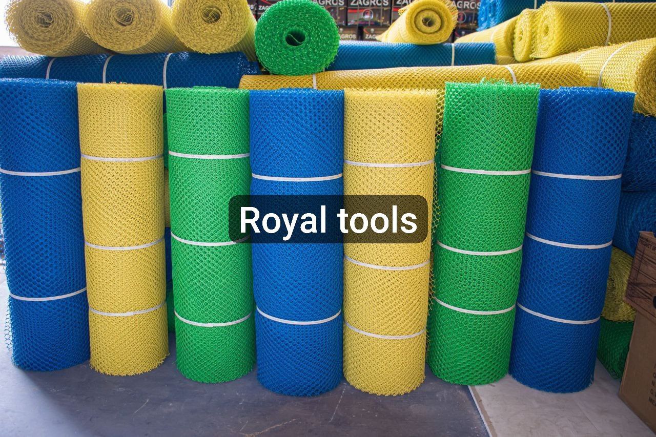 عرضه پخش عمده انواع توری پلاستیکی مرغی مواد نو پتروشیمی و مواد بازیافتی UV دار وزن سبک ، سنگین موجود