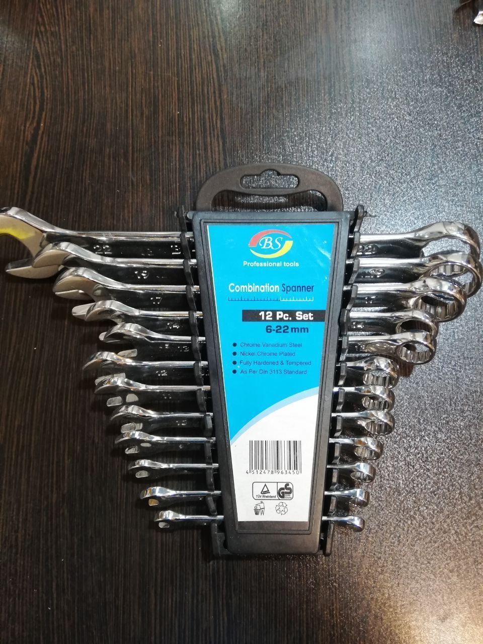  آچار یکسررینگ ١٢ عددی پلکانی BS