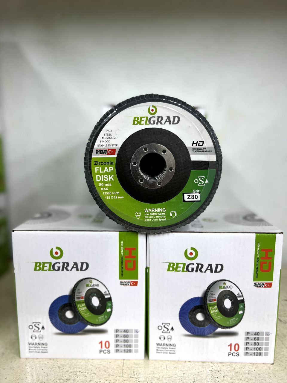  سنباده فلاپ 115 درجه یک BELGRAD