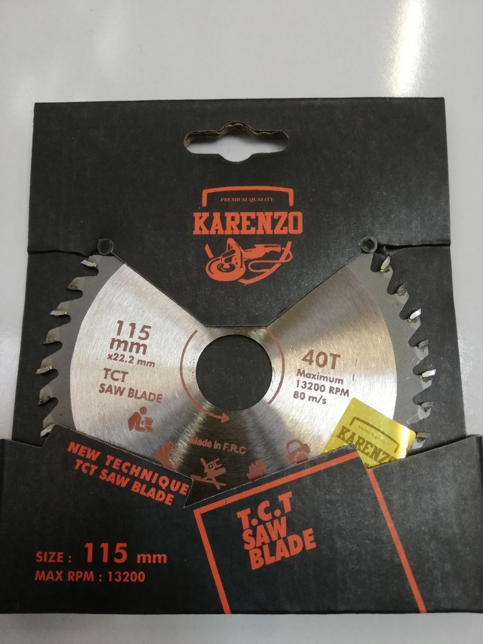  تیغ چوب 115 KARENZO