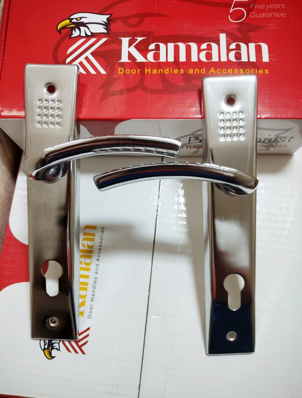  دستگیره خالدار کمالان کلیدی/سویچی/سرویس/اپارتمانی رنگ ساتن / طلایی / زیتونی کیفیت عالی / ورق 90 دست