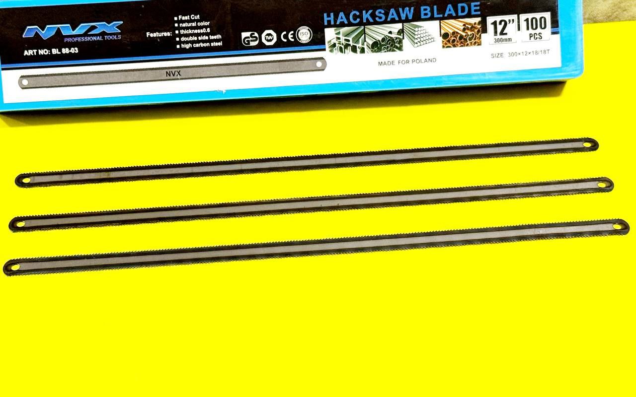  هوالرزاق تيغ اره آهن بر دوطرفهNVX ◀️ ضخامت ٠/٦ ◀️ داراي انعطاف پذيري ◀️ داراي دندانه هاي تيز ومقاوم