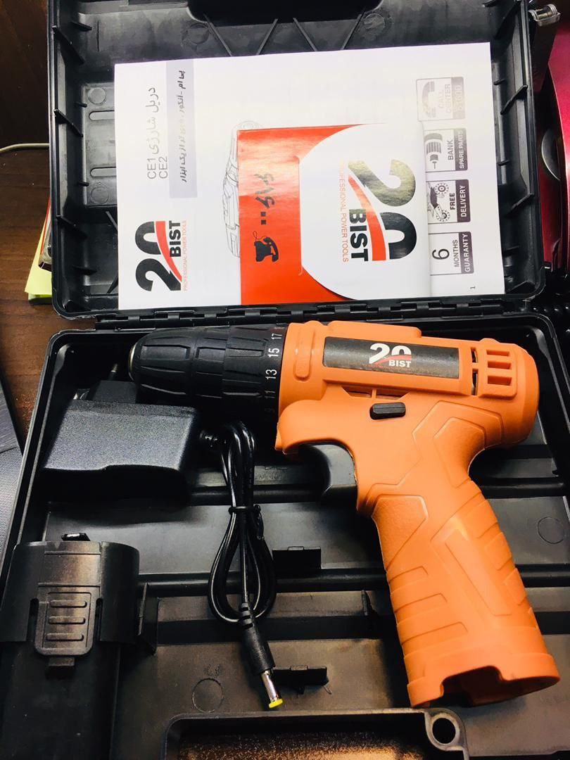 دریل شارژی تک باطری p.m