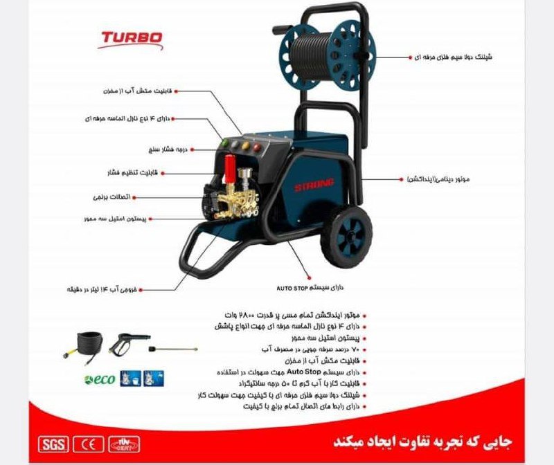  کارواش220 بار دینامی استرانگ ‼️