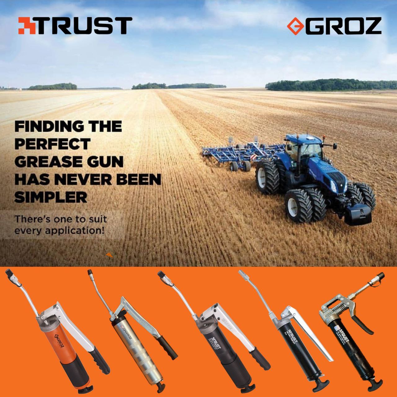 گریس پمپ های دستی برند گروز و تراست