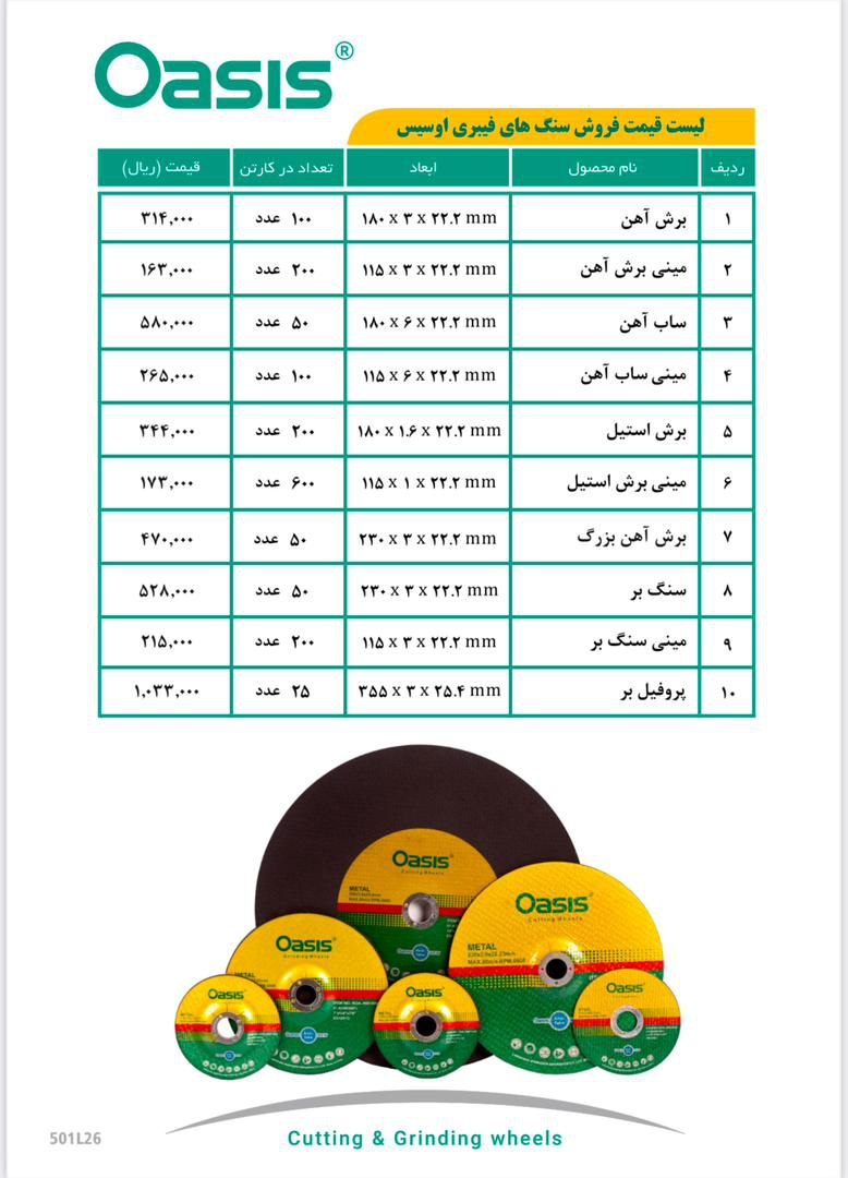لیست قیمت جدید اوسیس 
