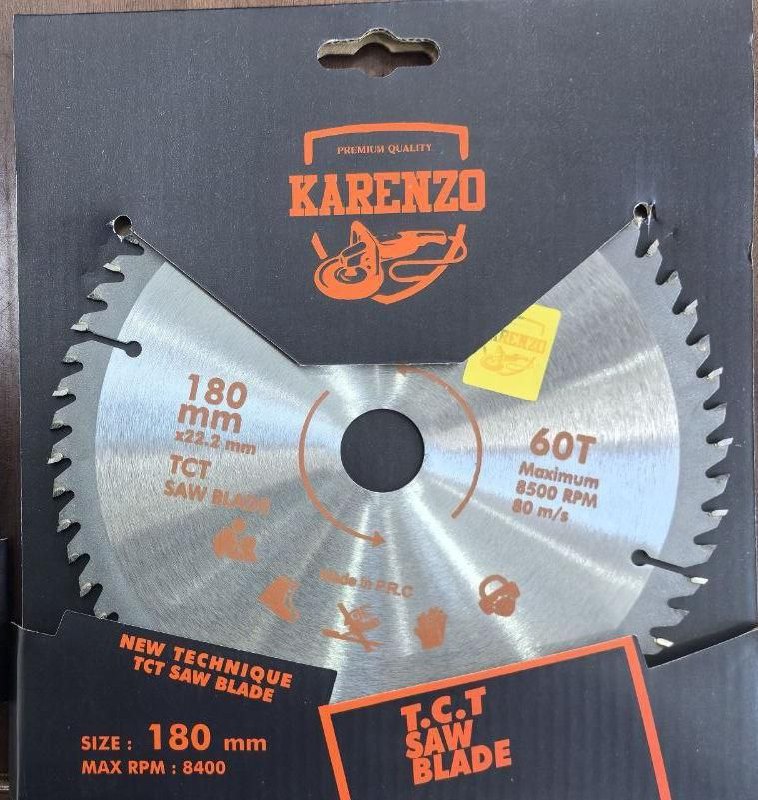  تیغ چوب 180 با کیفیت KARENZO