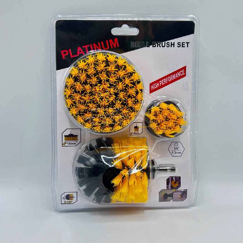 ⭐️فرچه سر دریلی مجموعه ۳ عددی