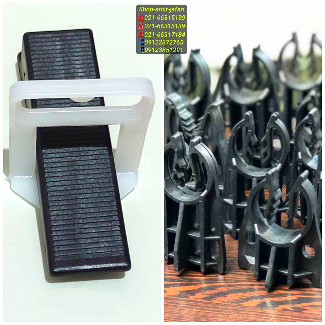انواع اسپیسر و کلیپس و گوه