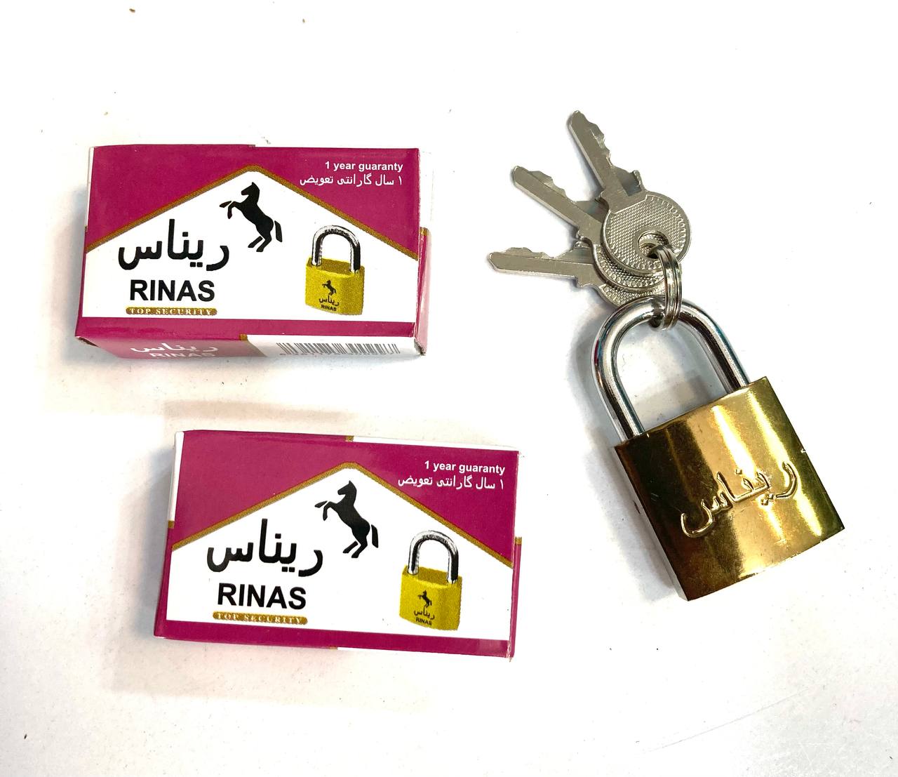 قفل اویز طرح برنجی 