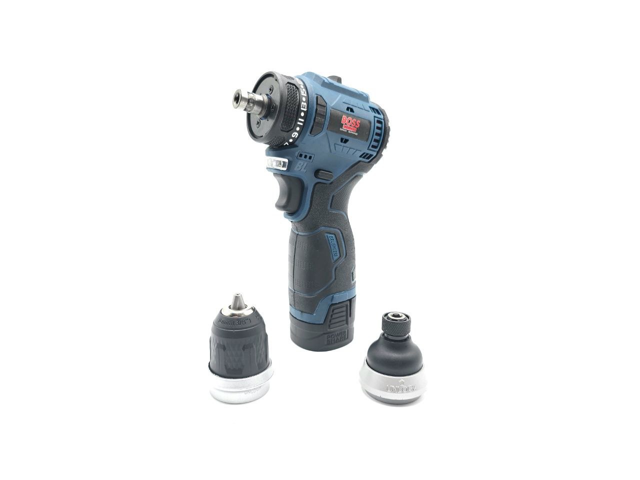 ⭐ دریل شارژی ۲۴ ولت دو کاره براشلس باس