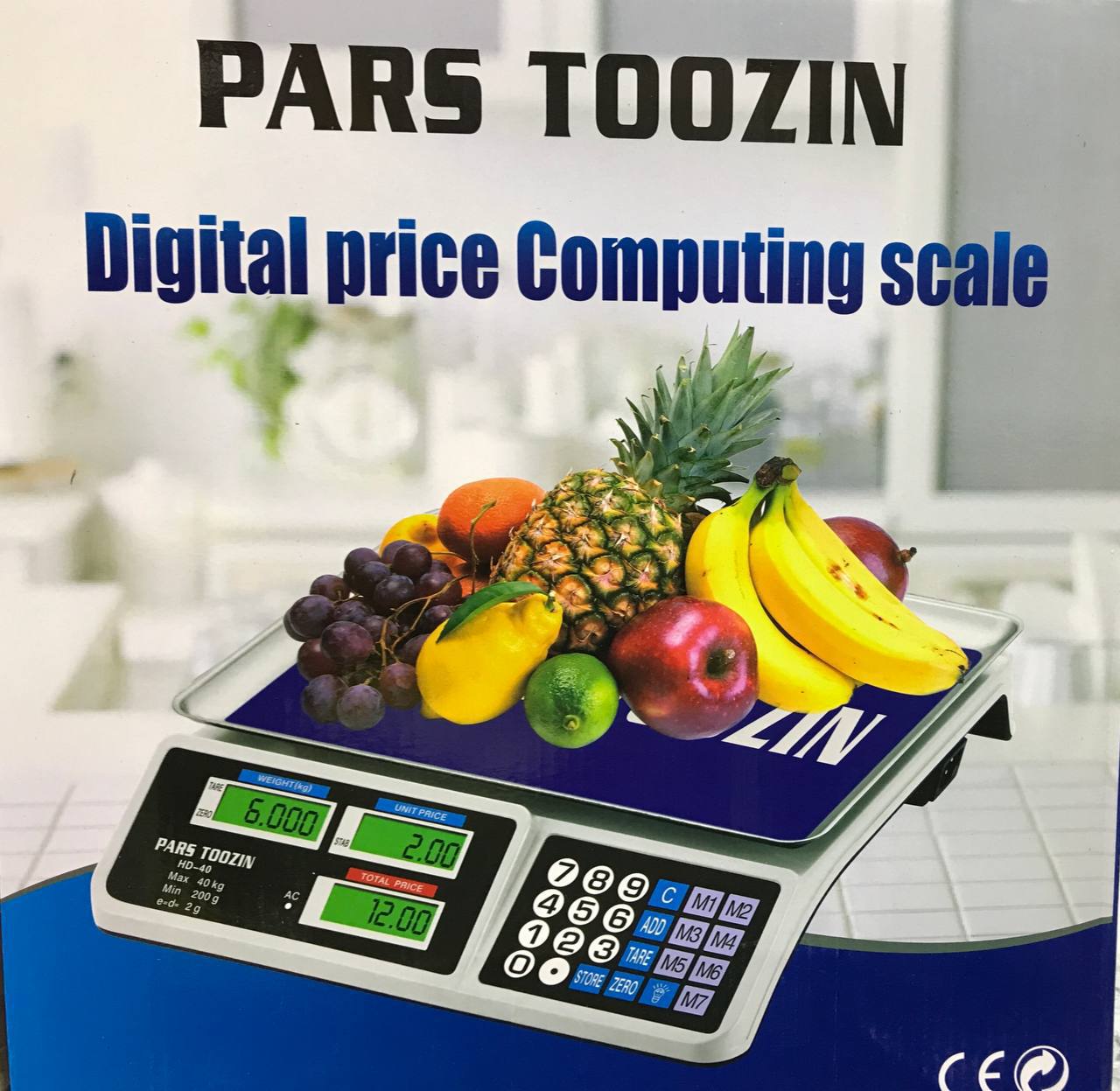 ترازو ۴۰ کیلویی فروشگاهی