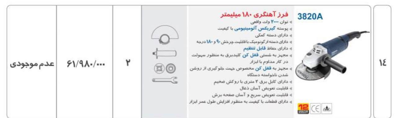 فرز آهنگری توسن مدل ۳۸۲۰A