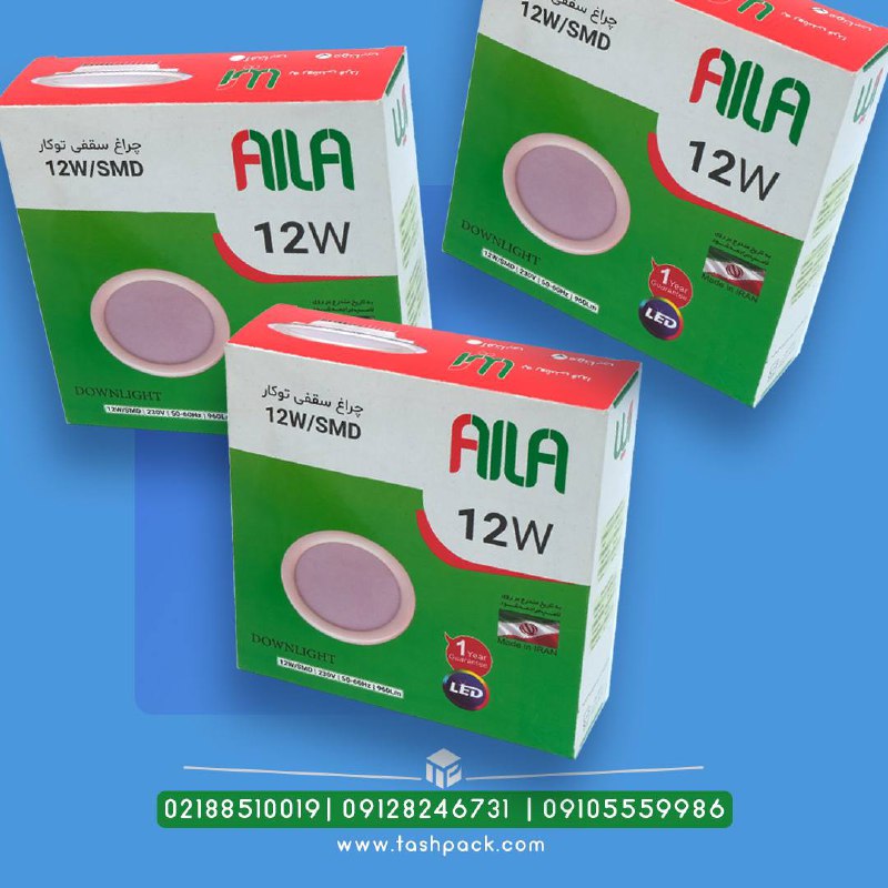 تولید انواع جعبه و کارتن لامپ