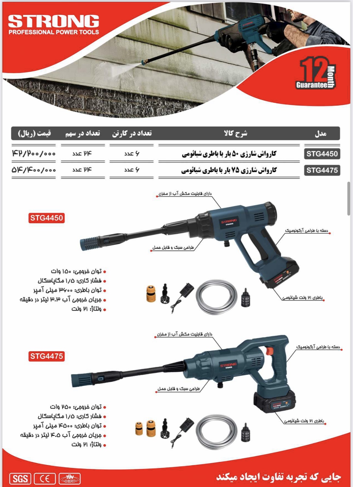 نماینده رسمی فروش محصولات #استرانگ #لیست قیمت دارای #درصد#تخفیف برای همکاران میباشد توجه: فروش به صو