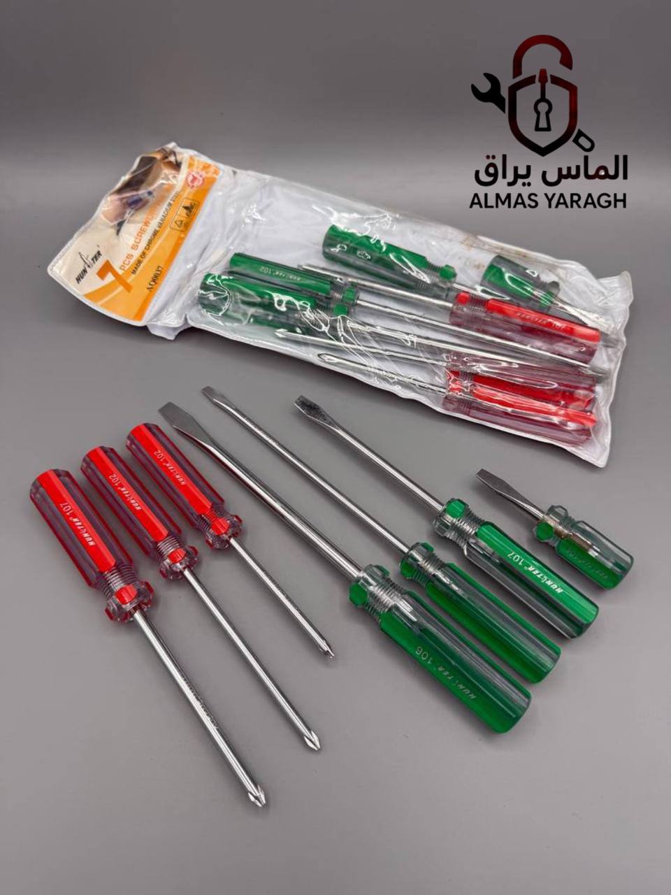 ⭐پیچ گوشتی شیشه ای کیفی ۷عددی هانتر ⭐ قیمت: ۱۹۵ت کیفیت درجه۱ کارتن:۶۰ سری تعهد ما: موجودی دائمی اجنا