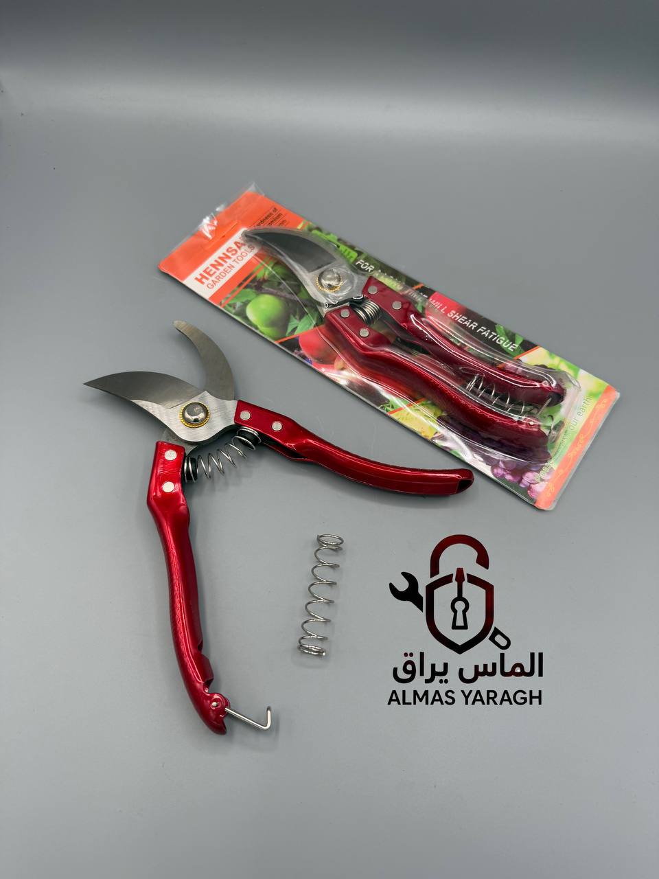 قیچی باغ (فنر اضافه) HENNSAN قیمت :۱۲۵ت کیفیت عالی⭐ کارتن:۷۲عدد⭐ تعهد ما: موجودی دائمی اجناس،ارسال س