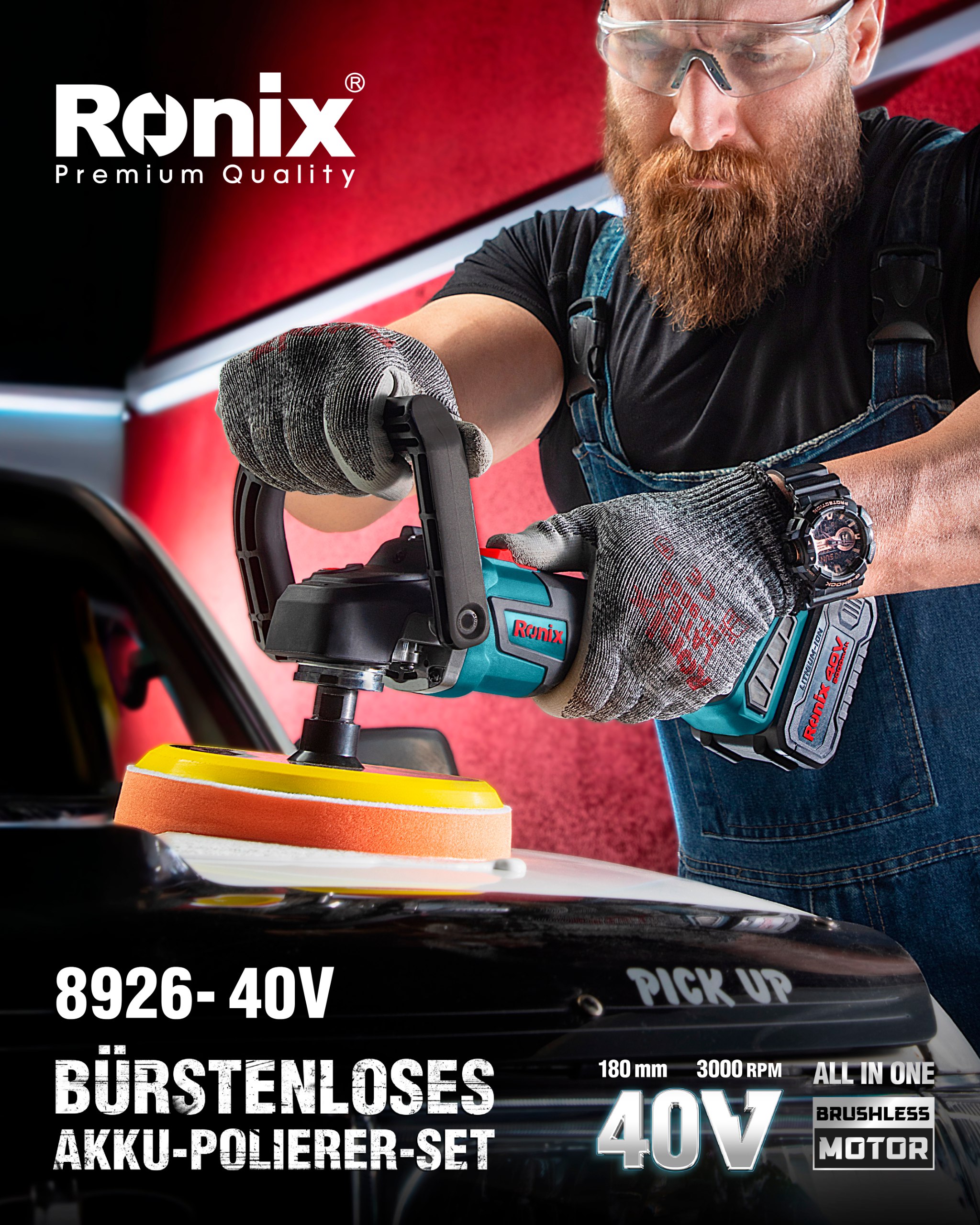 BÜRSTENLOSES AKKU_POLIERER_SET 8926 40V