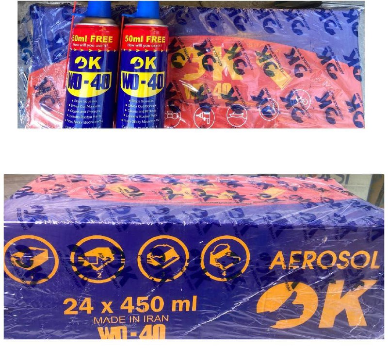 ️ اسپری چندکاره WD-40 برند OK 