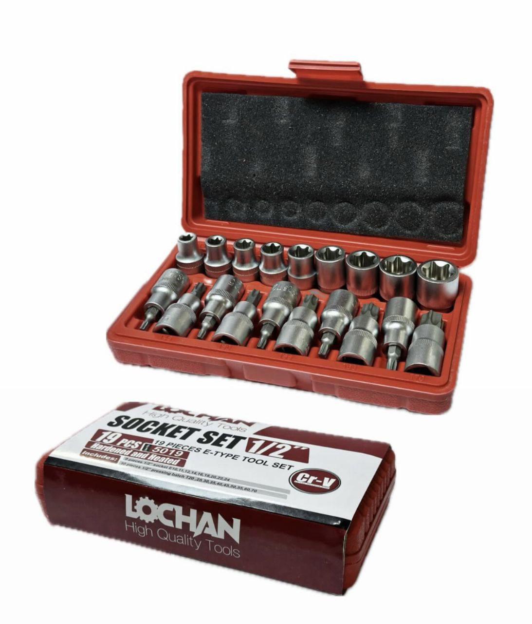 جعبه بکس 19 پارچه LOCHAN E, T 