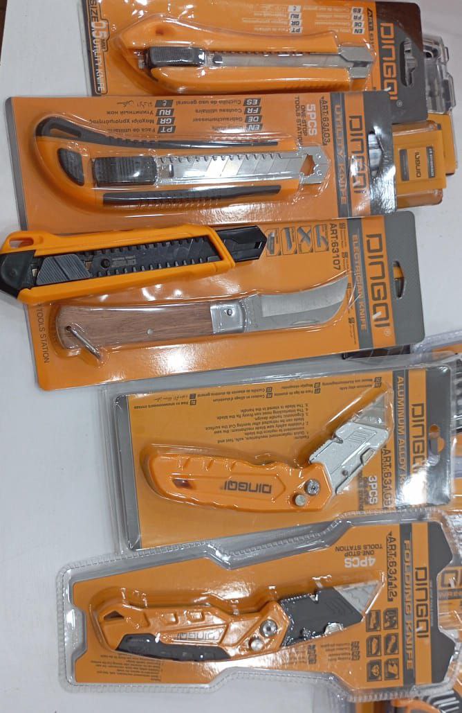  انواع کاتر دینگی همراه با 3/4/5 تیغ یدک شارژ شد، قیمت هر کد عالی