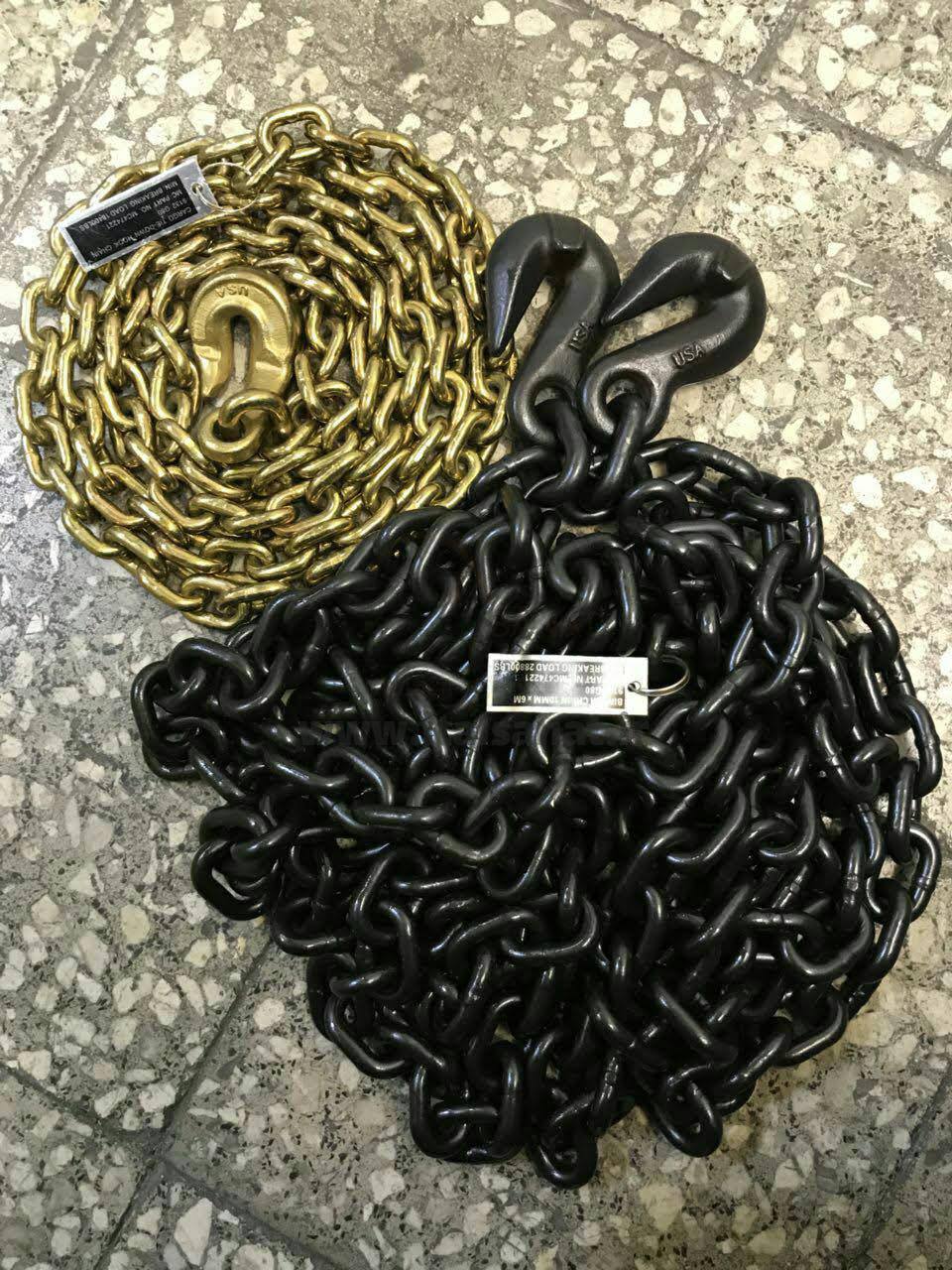 تهیه و توزیع انواع زنجیرهاي قلاب کج