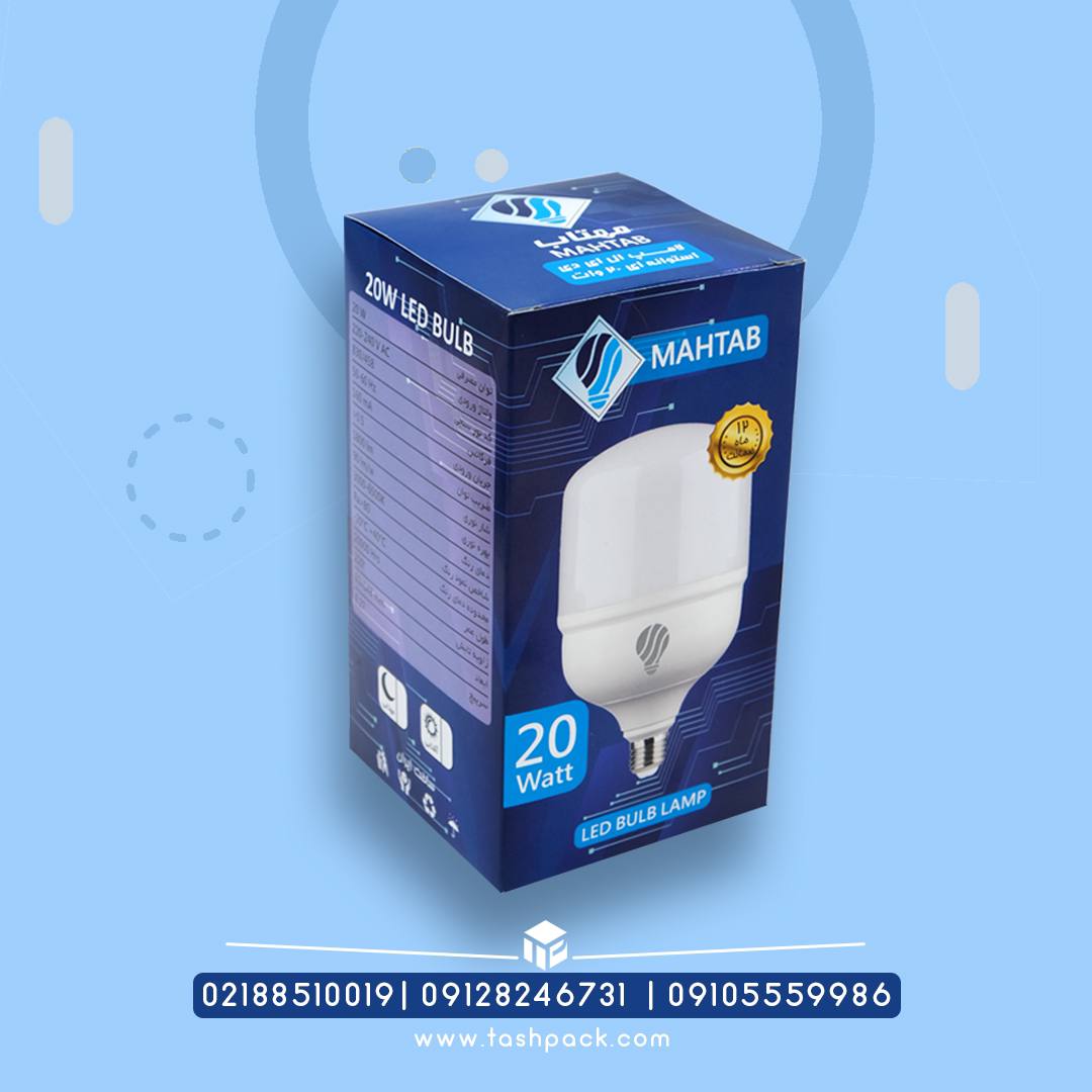 بسته‌بندی ایمن برای لامپ و قطعات الکتریکی