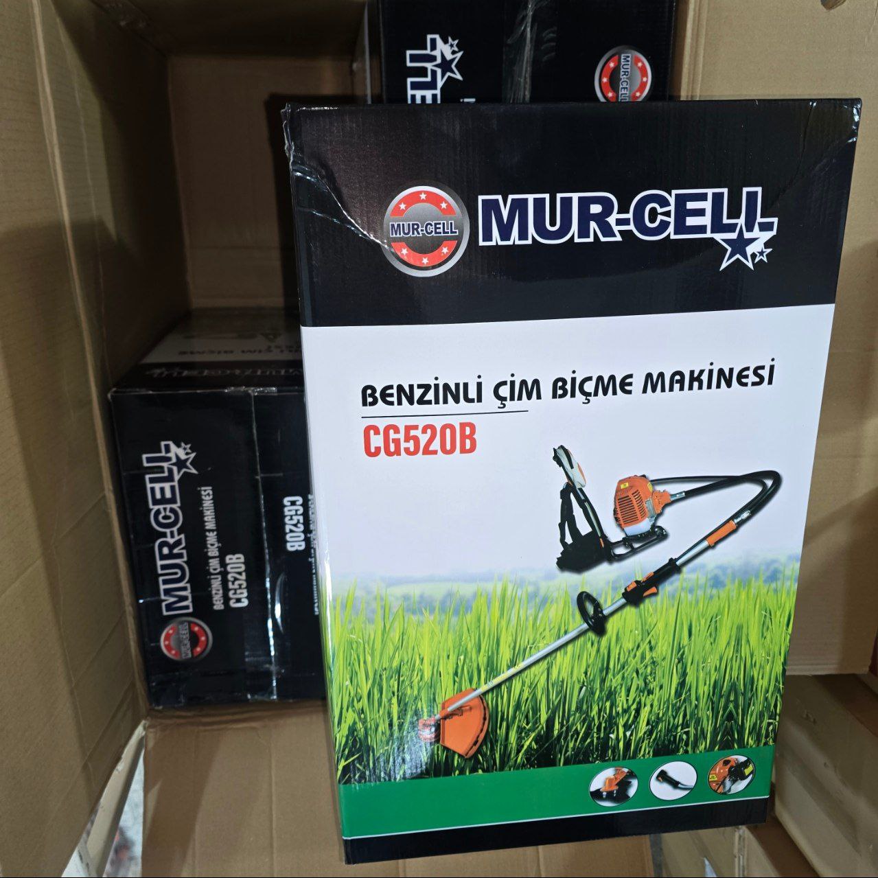  علف زن پشتی مورسل ترکیه موتور 52 سی سی به همراه تیغه 40 پر و نخ با کیفیت عالی تعداد در کارتن 4 قیمت