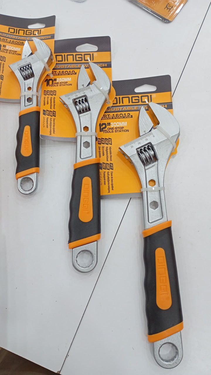  آچار فرانسه روکشدار در سایز 8 , 10 و 12