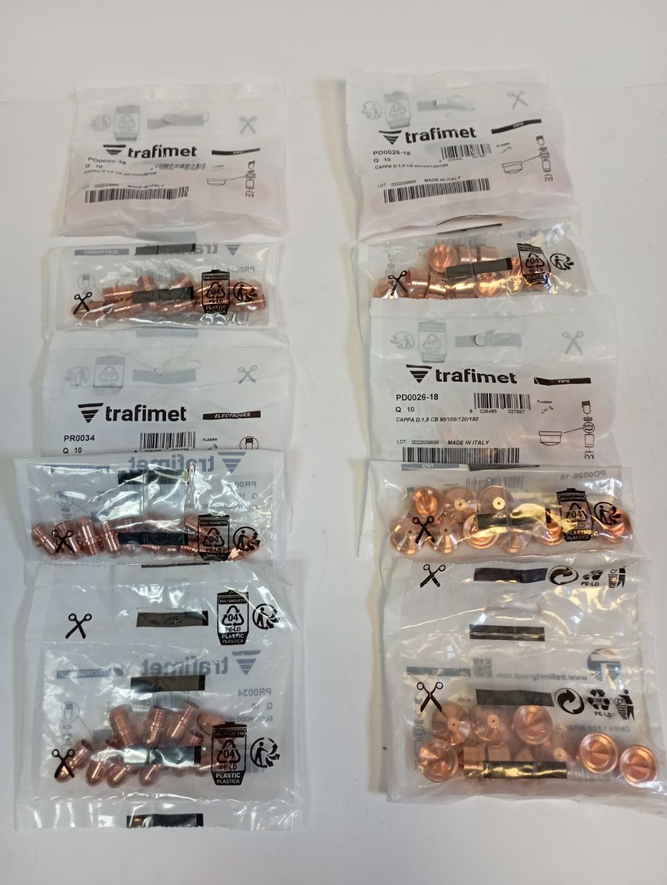 نازل برش پلاسما مدلcb150هوا خنک