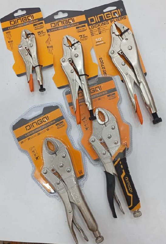 انبر قفلی دینگی در سایزهای 5، 7، 10 اینچ، قیمت مطابق کدها