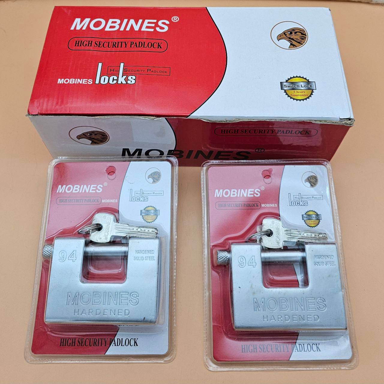 قفل کتابی ۹۴ فولادی MOBINES 