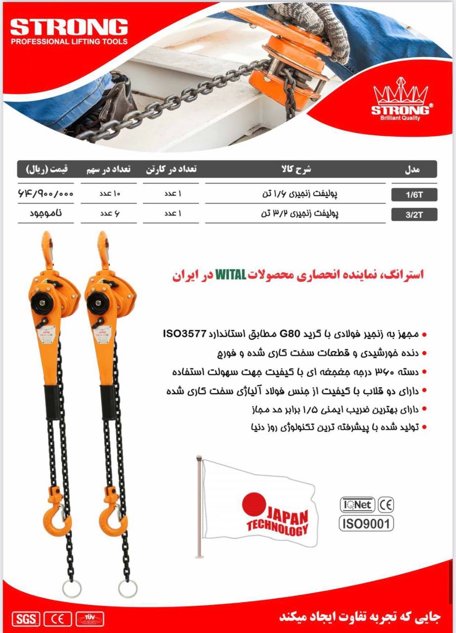 محصولات استرانگ را از ما بخواهید