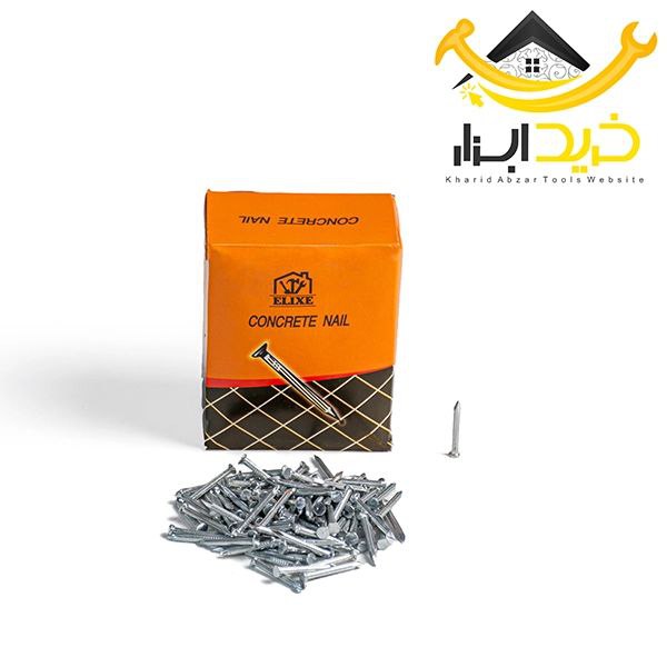 میخ فولادی سفید شیاردار الیکس