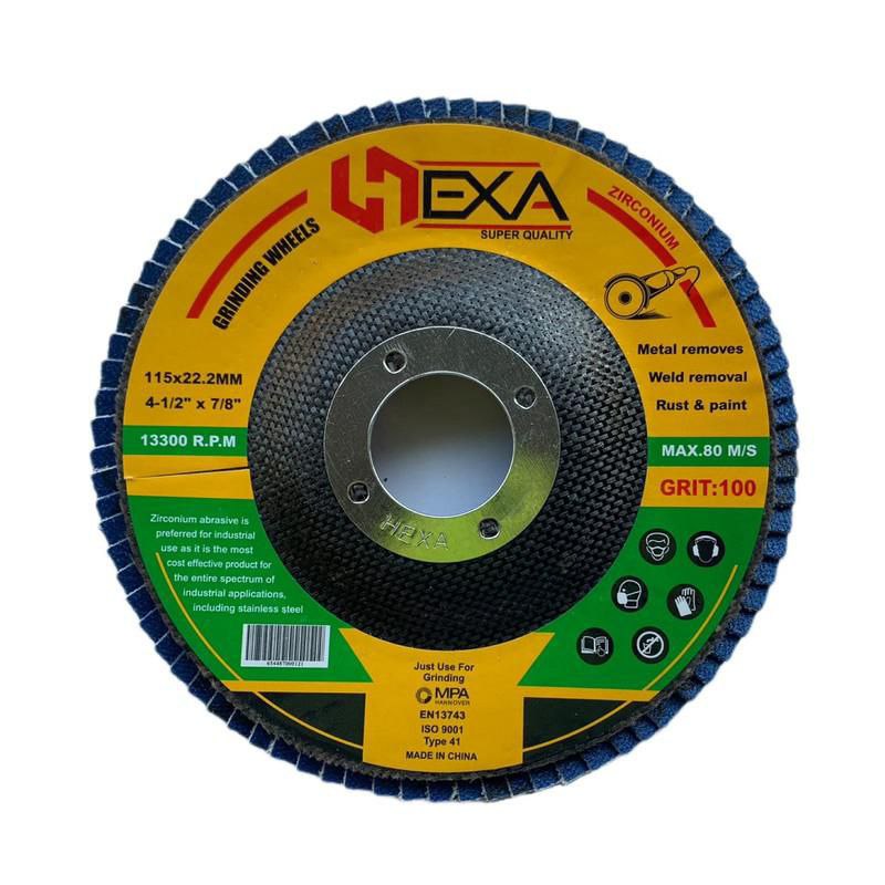 فلاپ سمباده‌ای سایز ۱۱۵هگزا