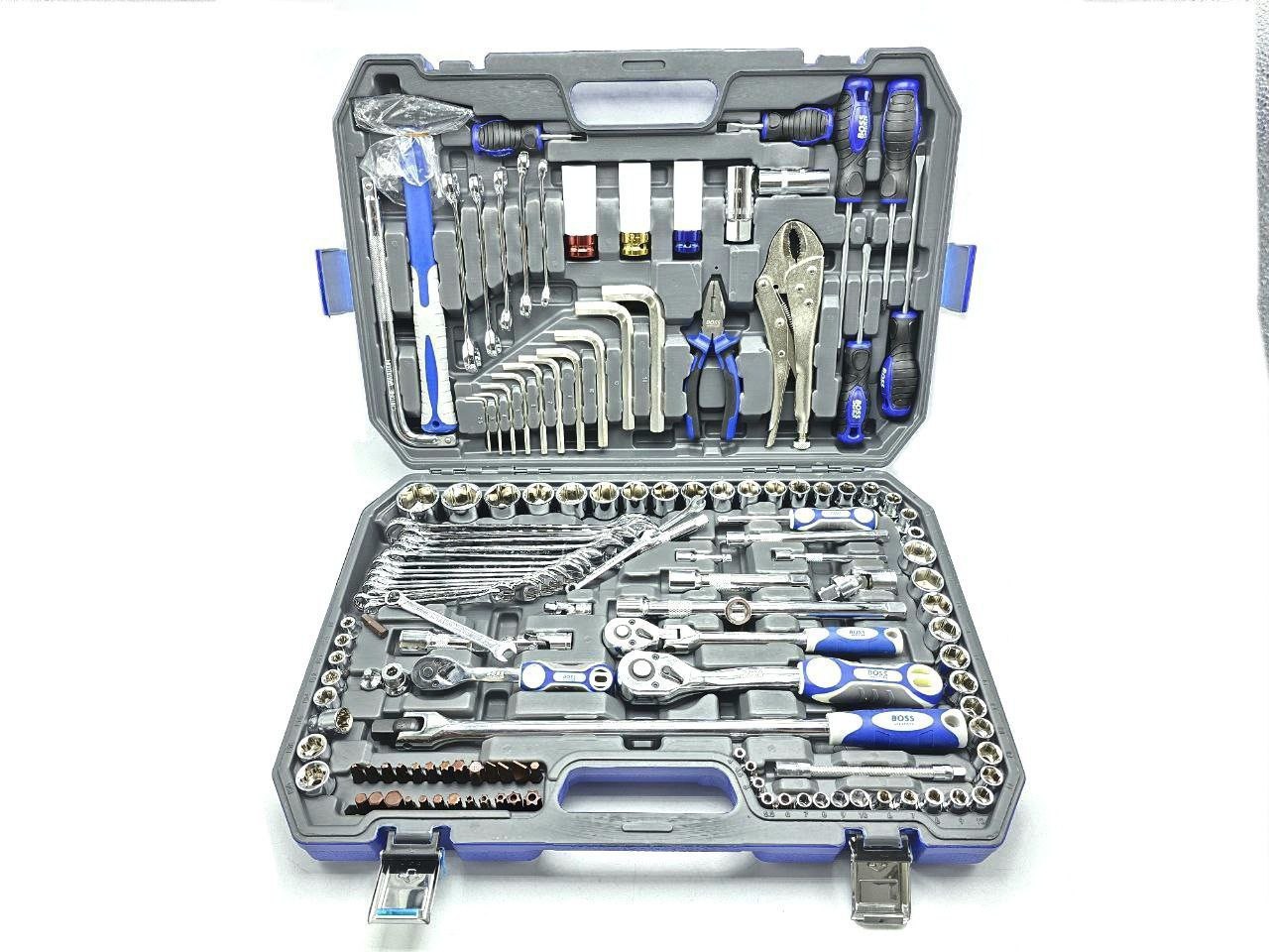 ⭐ مجموعه ابزار و بکس ۱۴۶ عددی صنعتی باس
