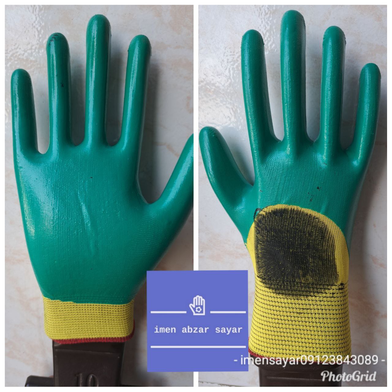 دستکش نیتریل۳/۴ درجه۲