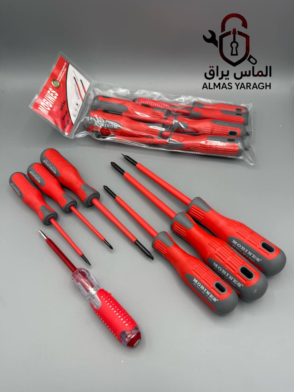  ست ۷عددی پیچگوشتی عایق برق مبینس(همراه با فازمتر) کیفیت فوق العاده⭐ کارتن:۶۰عددی⭐ تعهد ما: موجودی د