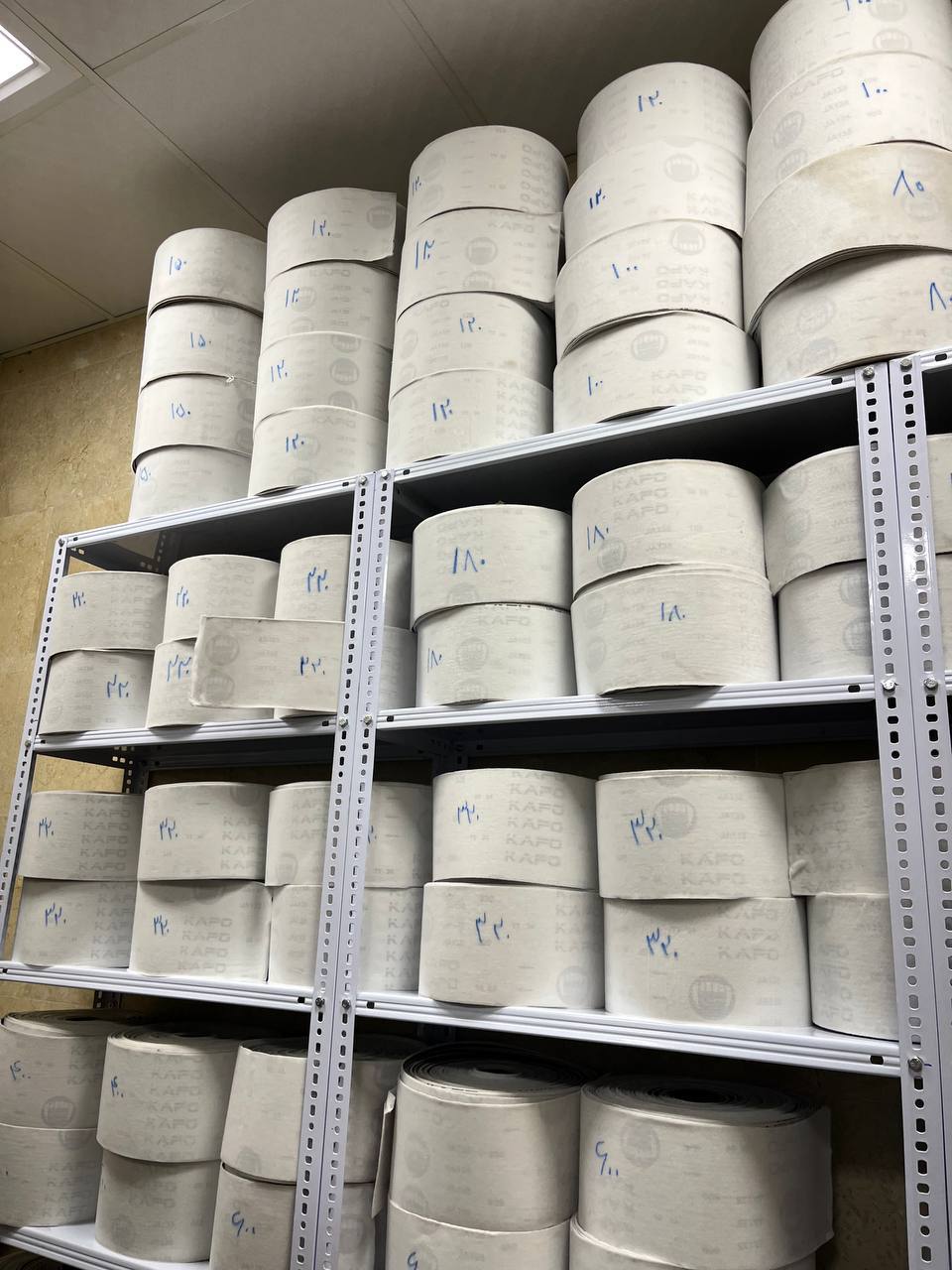 پخش و فروش سنباده رولی پشت کرکی