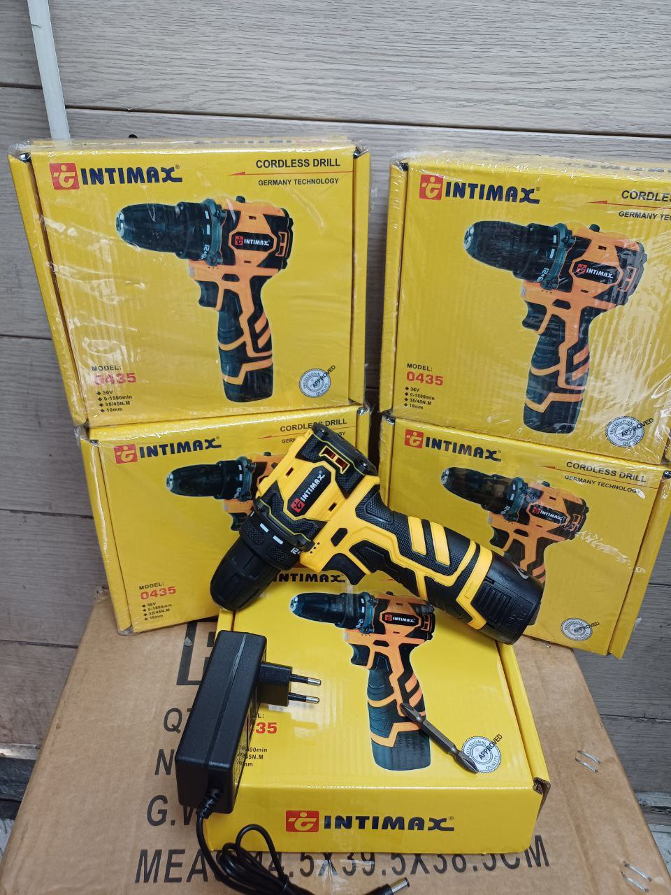  دریل شارژی براشلس تک باطری اینتی مکس