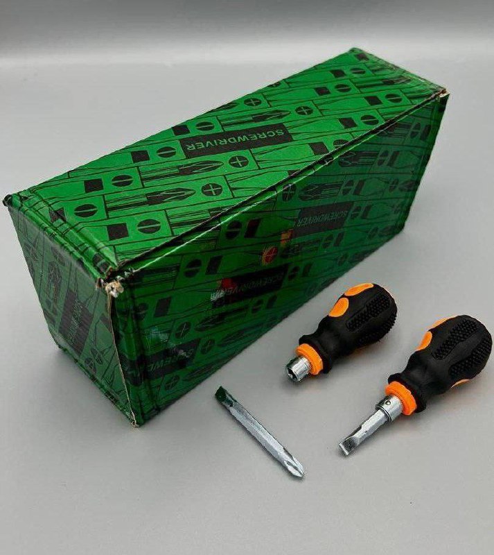 🟠 پیچ گوشتی مشتی دو طرفه دسته موتوری