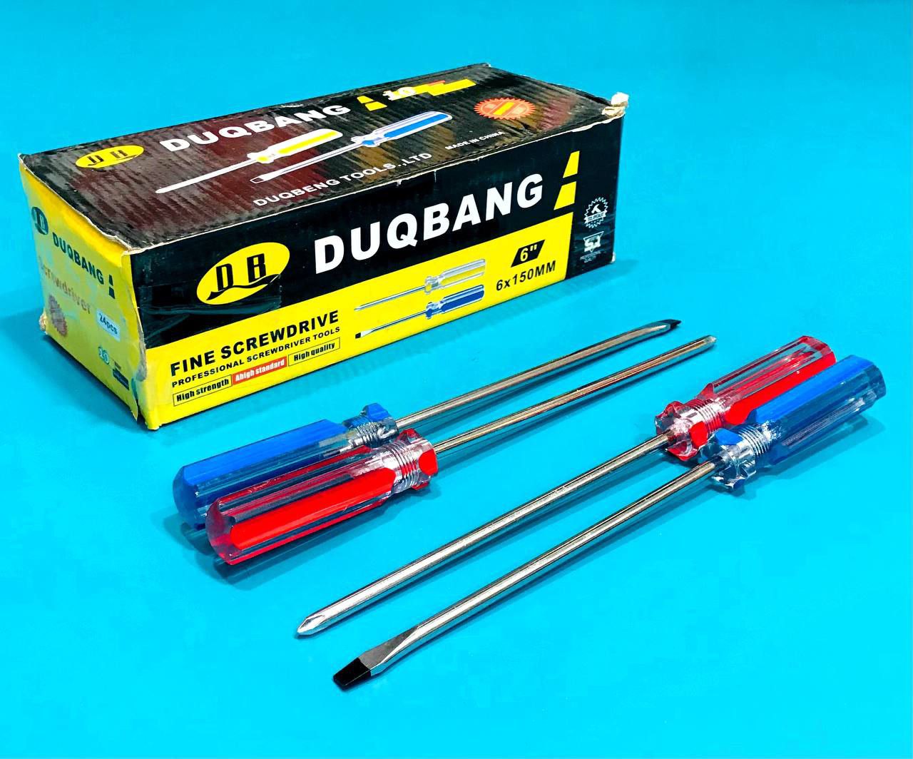  پیچ گوشتی ۱۵۰ * ۶ دسته کریستال