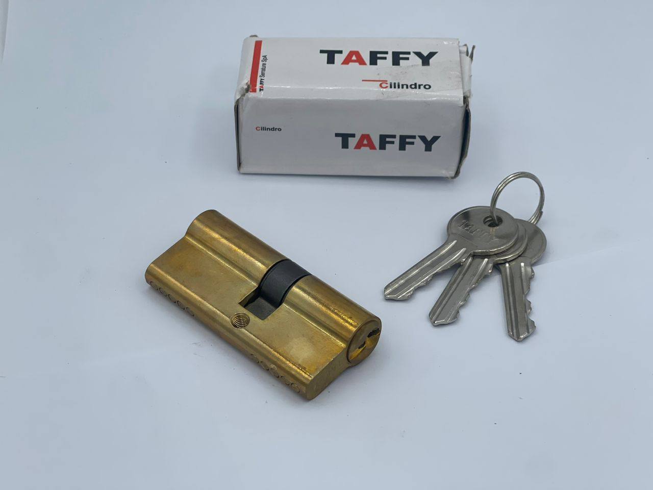 سیلندر ۷بدنه تمام برنجی کلید آهنی TAFFY