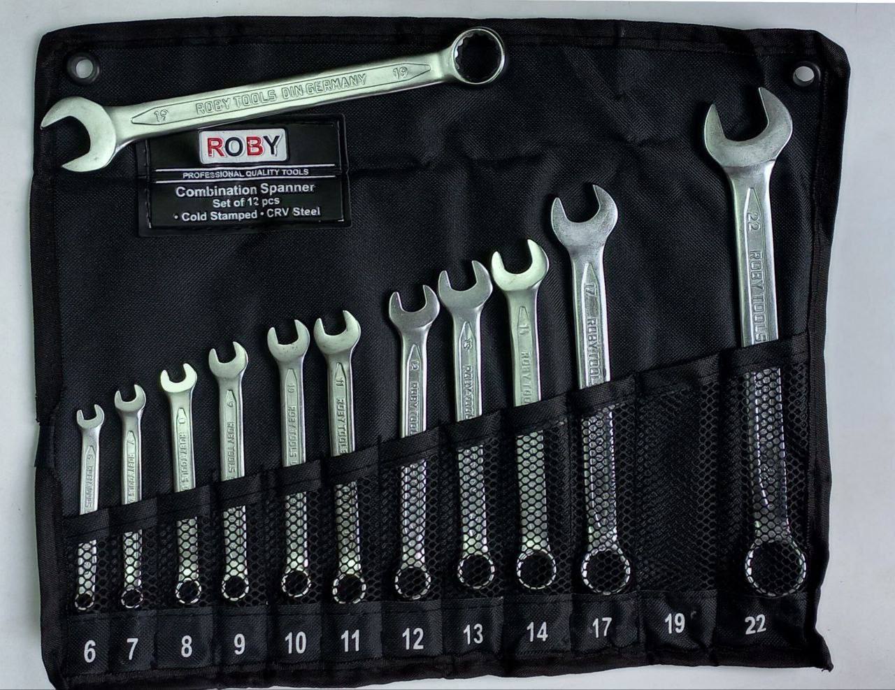 آچار یکسر 12 عددی کیفی روبی