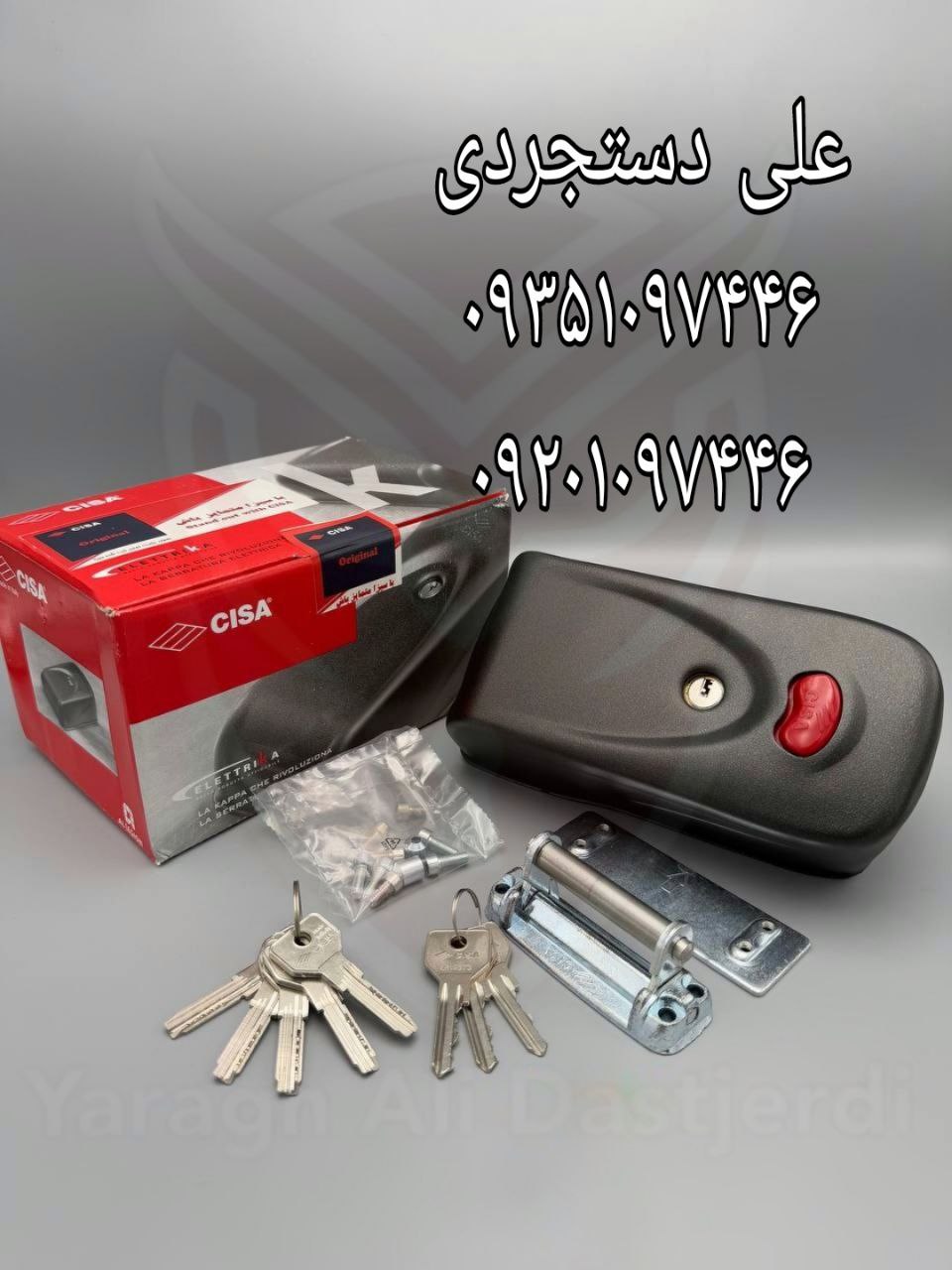 قفل حیاطی برقی سیزا CISA کارتن ۶ عدد