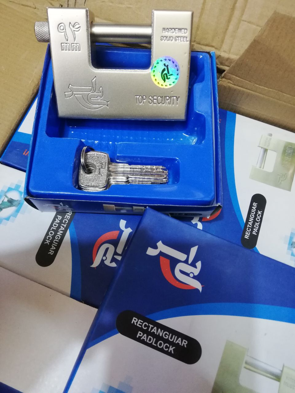  قفل کتابی ٩۴ فولادی بی اس