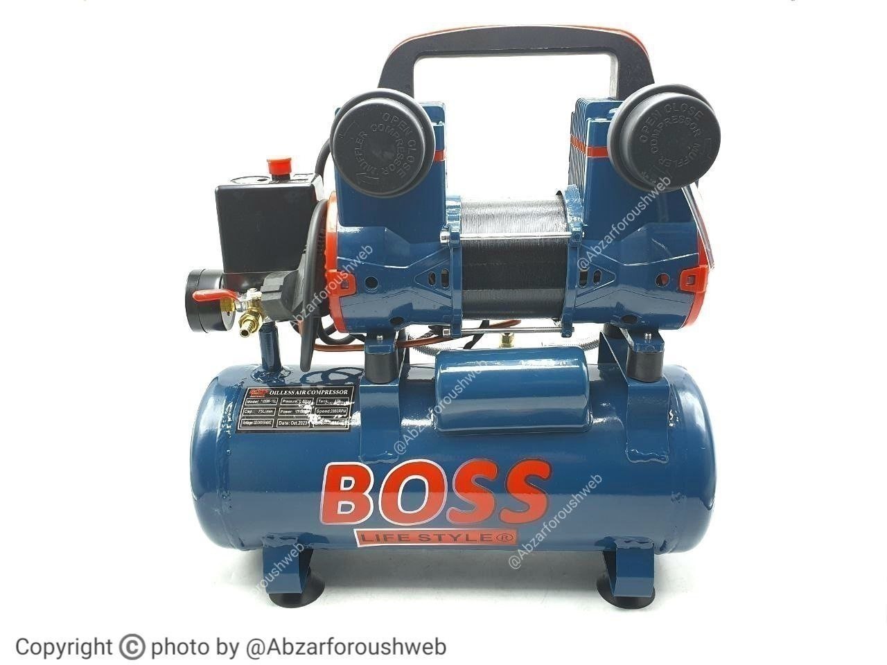 ⭐️ کمپرسور ۱۰ لیتر بی صدا (سایلنت) باس